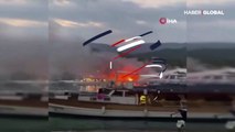 Antalya'da tur teknesi alev alev yandı