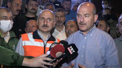 ARTVİN - Bakan Soylu: ''Şu ana kadar bir can kaybı yok, bir aramamız var''