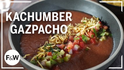 Hetal Vasavada makes Kachumber Gazpacho | Food & Wine Cooks