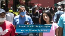 México registra 16 mil 244 casos de Covid en las últimas 24 horas; acumula 237 mil 626 muertes