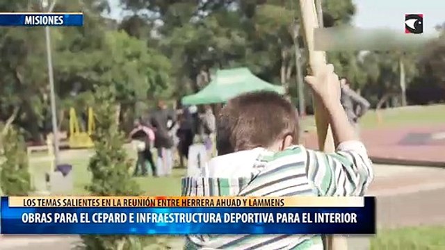 Obras para el Cepard e infraestructura deportiva para el interior de la provincia, los temas salientes en la reunión entre Herrera Ahuad y Lammens