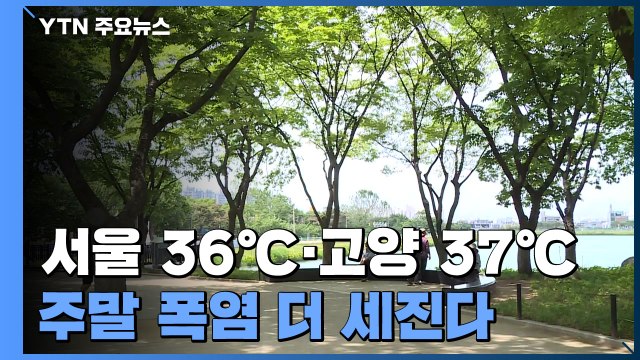 [날씨] 오늘도 찜통더위, 서울 36℃...주말 더위 절정 / YTN