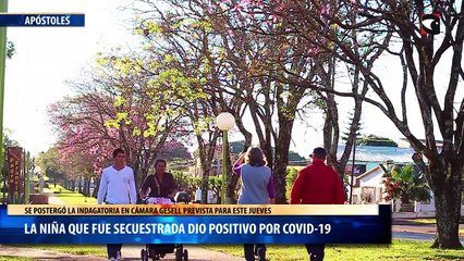 La niña fue secuestrada dio positivo por Covid-19