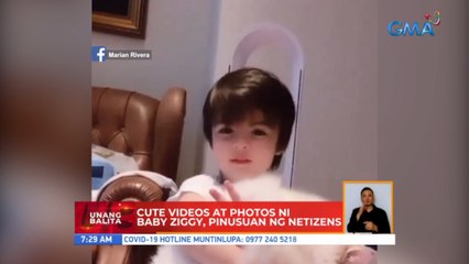 Cute videos at photos ni baby Ziggy, pinusuan ng netizens | UB