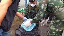 เชียงราย ทหาร ฉก.ม.3 ยึดยาไอซ์ 60 กิโล วางทิ้งไว้ในป่าช้าใกล้ชายแดน