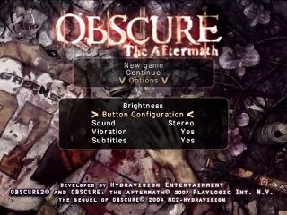 Obscure: The Aftermath online multiplayer - ps2