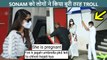 Sonam Kapoor Mercilessly TROLLED For Not Holding Her Own Umbrella | Netizens Doubt If She's Pregnant