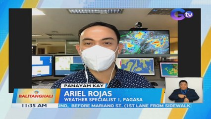 Panayam kay Ariel Rojas, Weather Specialist 1, PAGASA (July 23, 2021) | BT