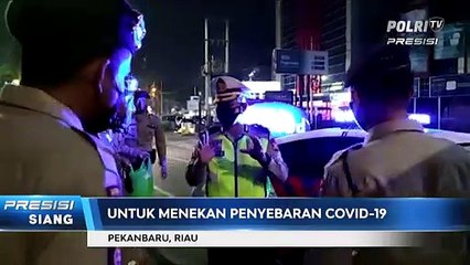 Apel Kesiapan & Pelaksanaan Penyekatan PPKM Mikro Darurat Polda Riau