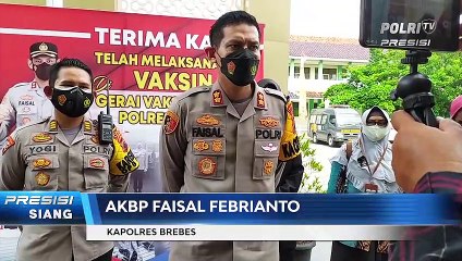 Polres Brebes Sediakan 5.000 Dosis untuk Vaksin Tahap 2 di Brebes