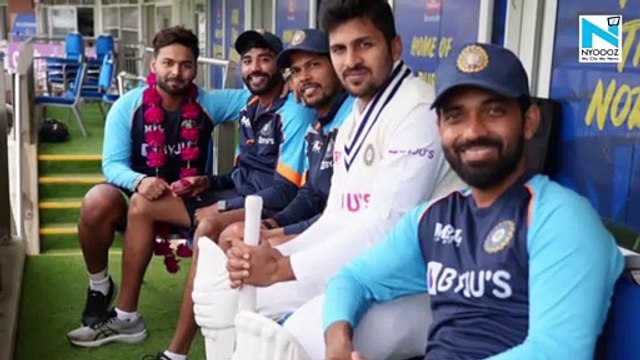 Rishabh Pant returns to Team India in garland, thanks Ravi Shastri for warm welcome
