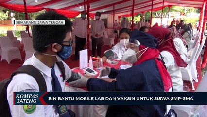 BIN Bantu Mobile Lab Dan Vaksin Untuk Siswa SMP-SMA