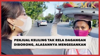 Penjual Makanan Keliling Tak Rela Dagangan Diborong, Alasannya Mengesankan