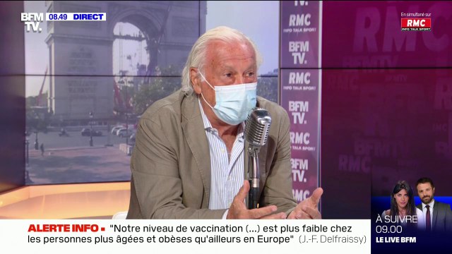 Jean-François Delfraissy, président du Conseil scientifique, se dit contre l'obligation généralisée de la vaccination