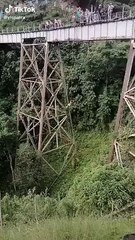 Bungee jumping faciası! Feci şekilde can verdi