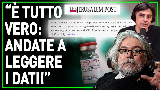 SPUNTANO I DATI CHE SMONTANO IL GREEN PASS IN ISRAELE CIRCA IL 60% DEI CASI SERI SONO VACCINATI