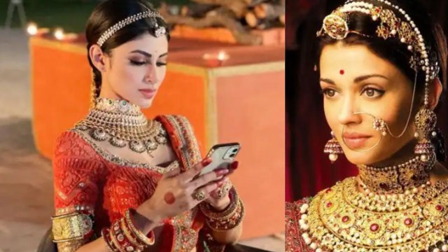 Mouni Roy दिखी Aishwarya Rai Bachchan वाले Jodhaa look में तो फैंस ने कहा ये | FilmiBeat