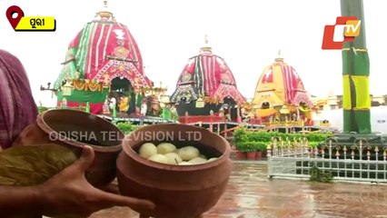 Rasagola Bhoga Offered To Lord Trinity In Puri