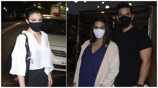 Preggers Neha Dhupia, Angad Bedi & Soha Ali Khan Snapped At A Friend’s House