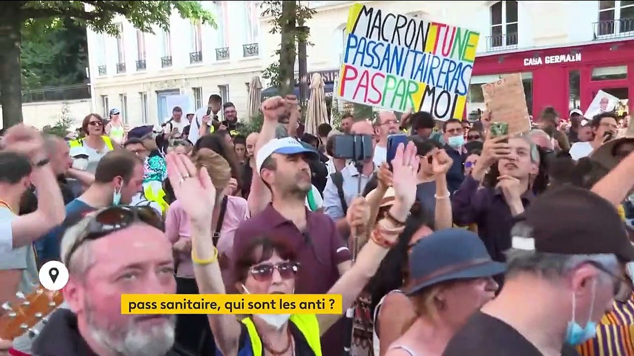 Pass sanitaire : de nouveaux rassemblements de protestation organisés dans plusieurs villes de France