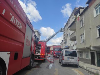 Sancaktepe'de apartman dairesinde çıkan yangın söndürüldü