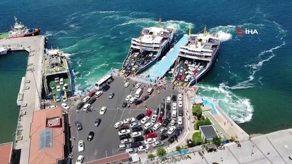 Çanakkale’de tatilcilerin dönüş yoğunluğu sürüyor