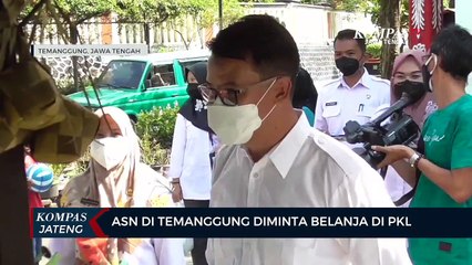 ASN di Temanggung Diminta Belanja di PKL