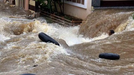 Heavy rains disrupt normal life in Telangana