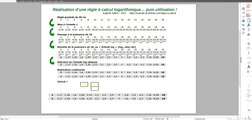 Réalisation d'une règle à calcul (bureautique de base)