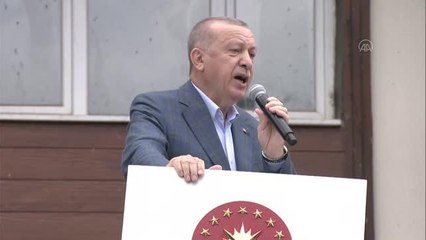 Cumhurbaşkanı Erdoğan: "Ne olur şu yamaçlarda 5 kat, 10 kat binalar yapmayın"