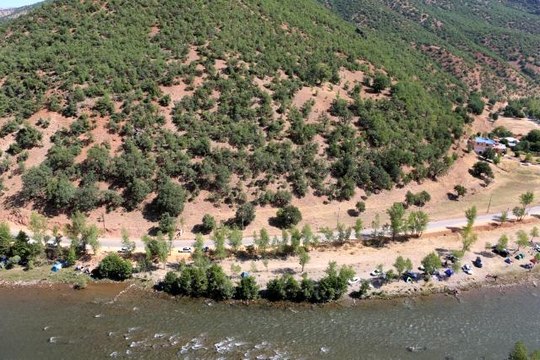 Tunceli'de helikopter destekli trafik ve asayiş denetimi