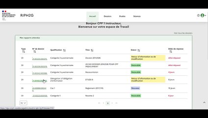 Vidéo de présentation de l'outil SIRIPH 2G - Profil instructeur CPP