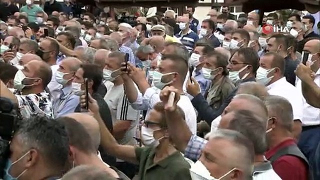 Cumhurbaşkanı Erdoğan sel felaketinin yaşandığı bölgede