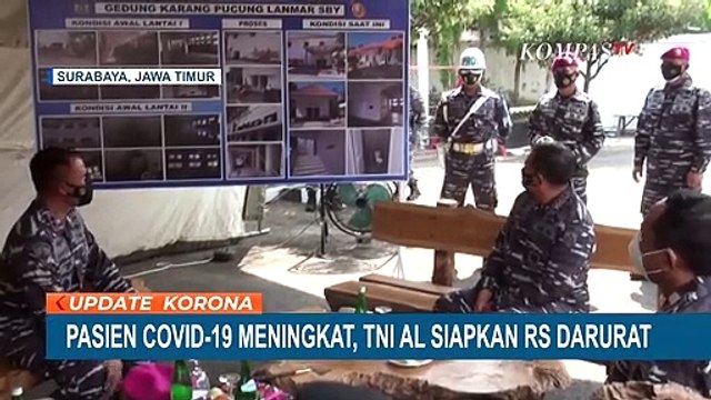 Pasien Covid-19 Meningkat, TNI AL Siapkan Rumah Sakit Darurat