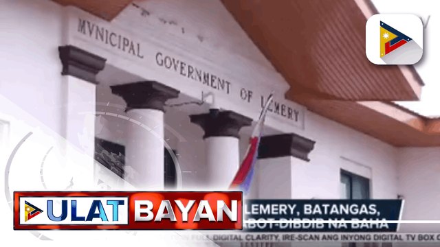 Ilang residente sa Lemery, Batangas, naalarma dahil sa abot-dibdib na baha; Ilang residente sa Purok 4, lumikas na dahil sa abot-tuhod na baha