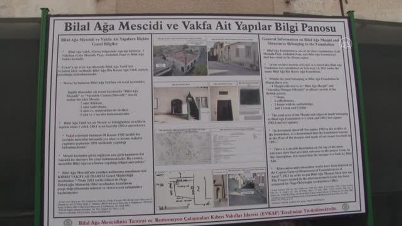 GAZİMAĞUSA - Kapalı Maraş'ta 47 yıl sonra ibadete açılan Bilal Ağa Mescidinde ilk cuma namazı kılındı