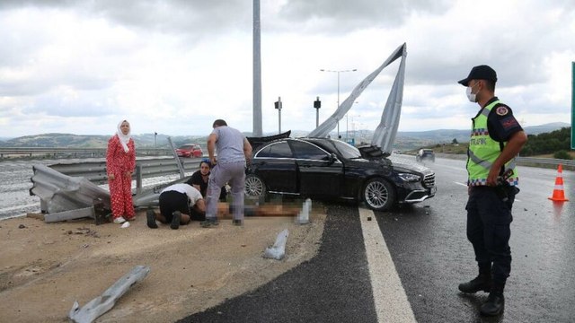 Kuzey Marmara Otoyolu’nda feci kaza 1 ölü, 3’ü çocuk 4 yaralı