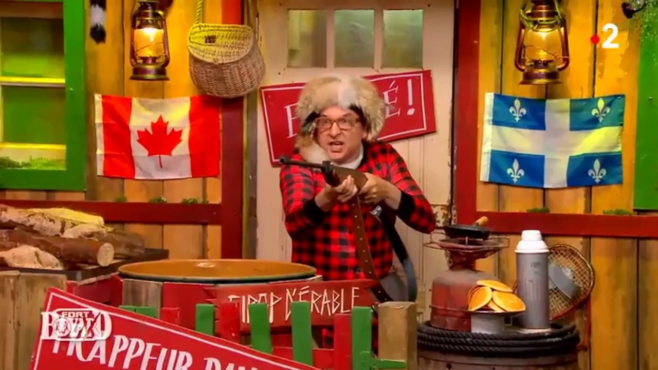Fort Boyard 2021 : Julien Arruti dans la "Cabane du trappeur" face à Gary Boo (24 juillet 2021)