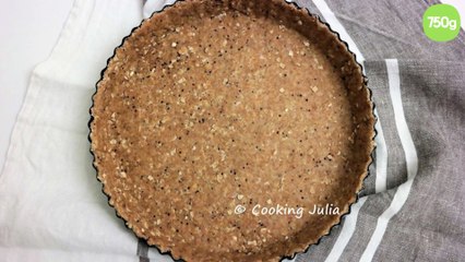 La pâte à tarte de Laurence Salomon aux flocons d'avoine et à l'huile d'olive