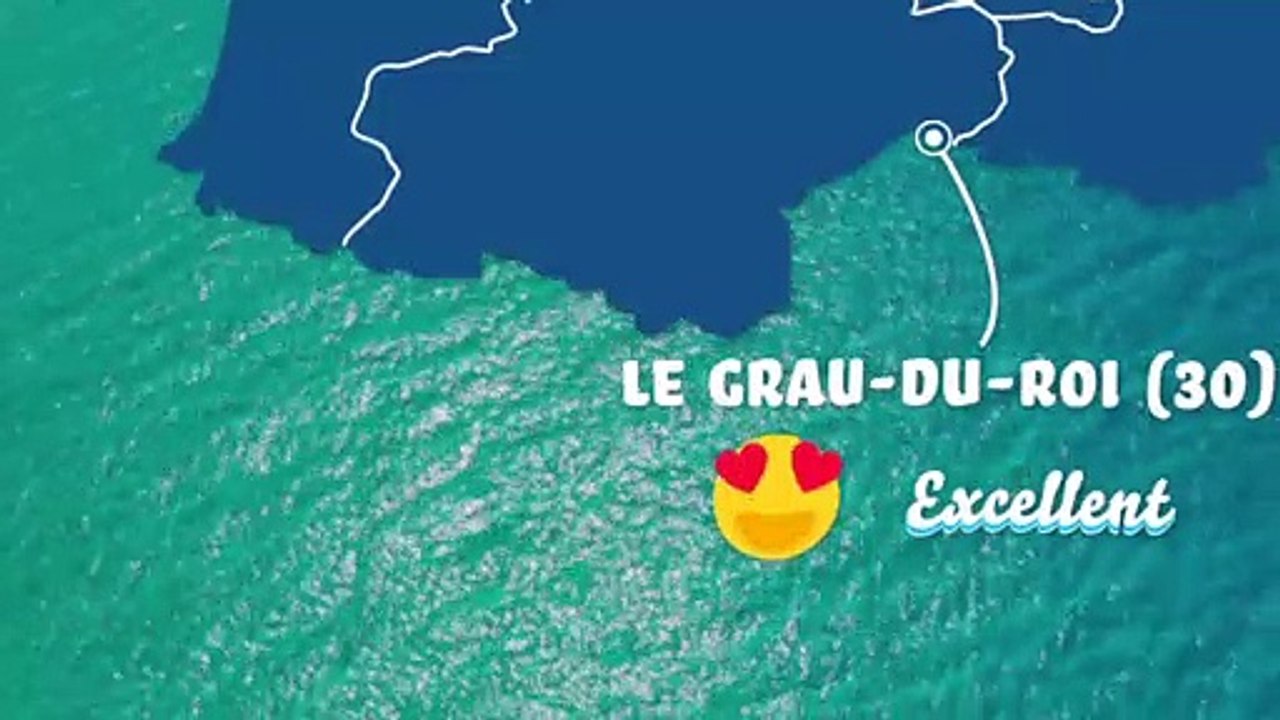 Carte de la qualité des eaux de baignade : Occitanie