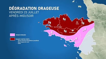 Orages et fortes pluies : chronologie des intempéries en cours