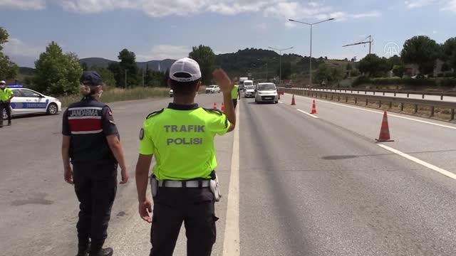 İçişleri Bakan Yardımcısı İnce, trafik denetimine katıldı