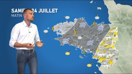 Bulletin météo pour le samedi 24 juillet 2021