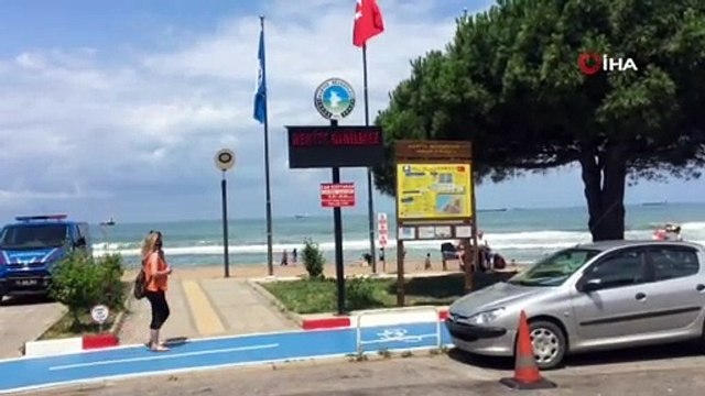 İnkum plajında denize girmek yasaklandı