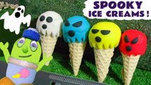 Funny Funlings Spooky Play Doh Ice Cream Fun with Halloween Ghost Toys and Thomas and Friends in this Stop Motion Animation Full Episode English Toy Story for Kids by  Kid Friendly Family Channel Toy Trains 4U