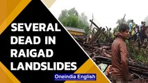 Raigad landslides: At least 36 dead as houses are crushed by landslides | Oneindia News