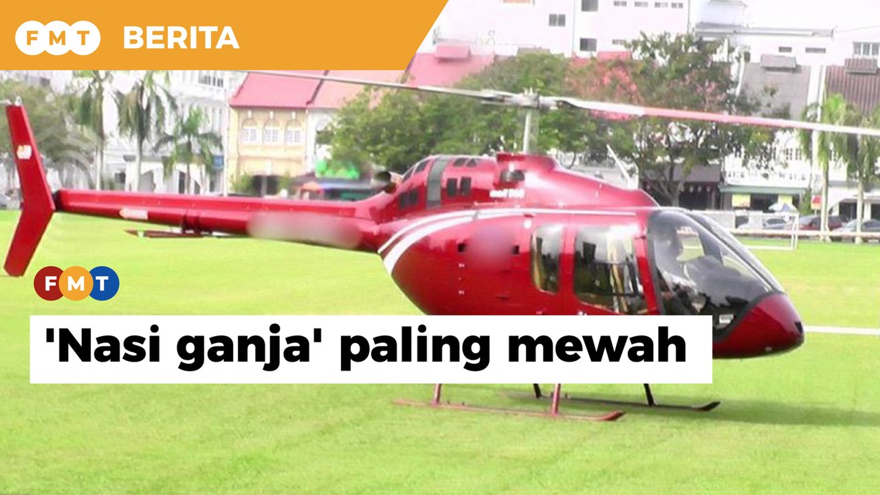 ‘Tempahan paling mewah’, 36 bungkus ‘nasi ganja’ Ipoh terbang ke KL dengan helikopter