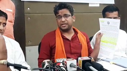 भाजयुमो का कलेक्ट्रेट पर प्रदर्शन, प्रदेशाध्यक्ष हिमांशु शर्मा ने दिया ये बयान