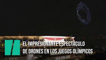 El impresionantes espectáculo de drones de la ceremonia de apertura de los Juegos de Tokio