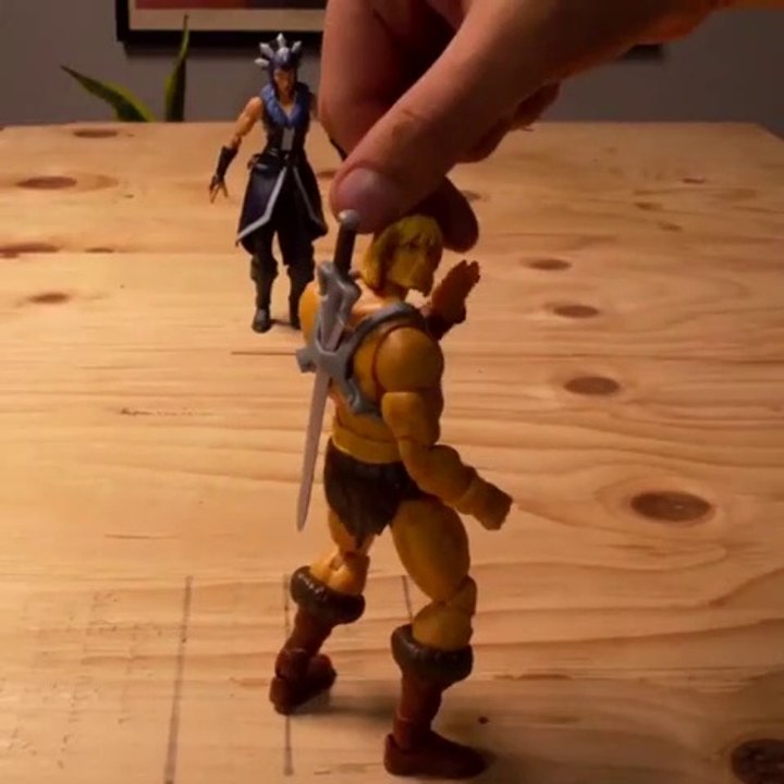 Animation en Stop Motion sur Musclor